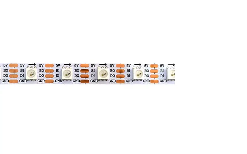 SMD5050 SPI RGB 60led/M Multi Clolor Led Strip